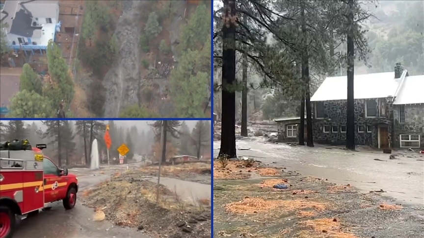 California'da etkili olan fırtına nedeniyle bazı bölgelerde olağanüstü hal ilan edildi