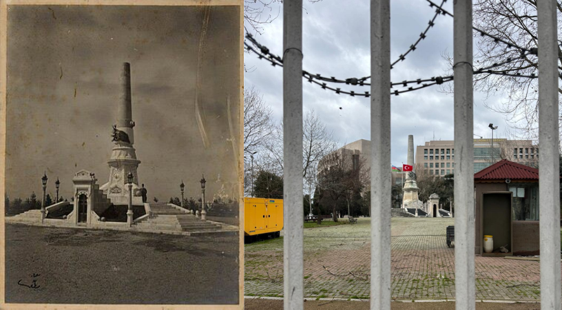 Hürriyet Anıtı Demir Parmaklıklar Ardında: Özgürlüğün Simgesi Sessizliğe Terk Edildi