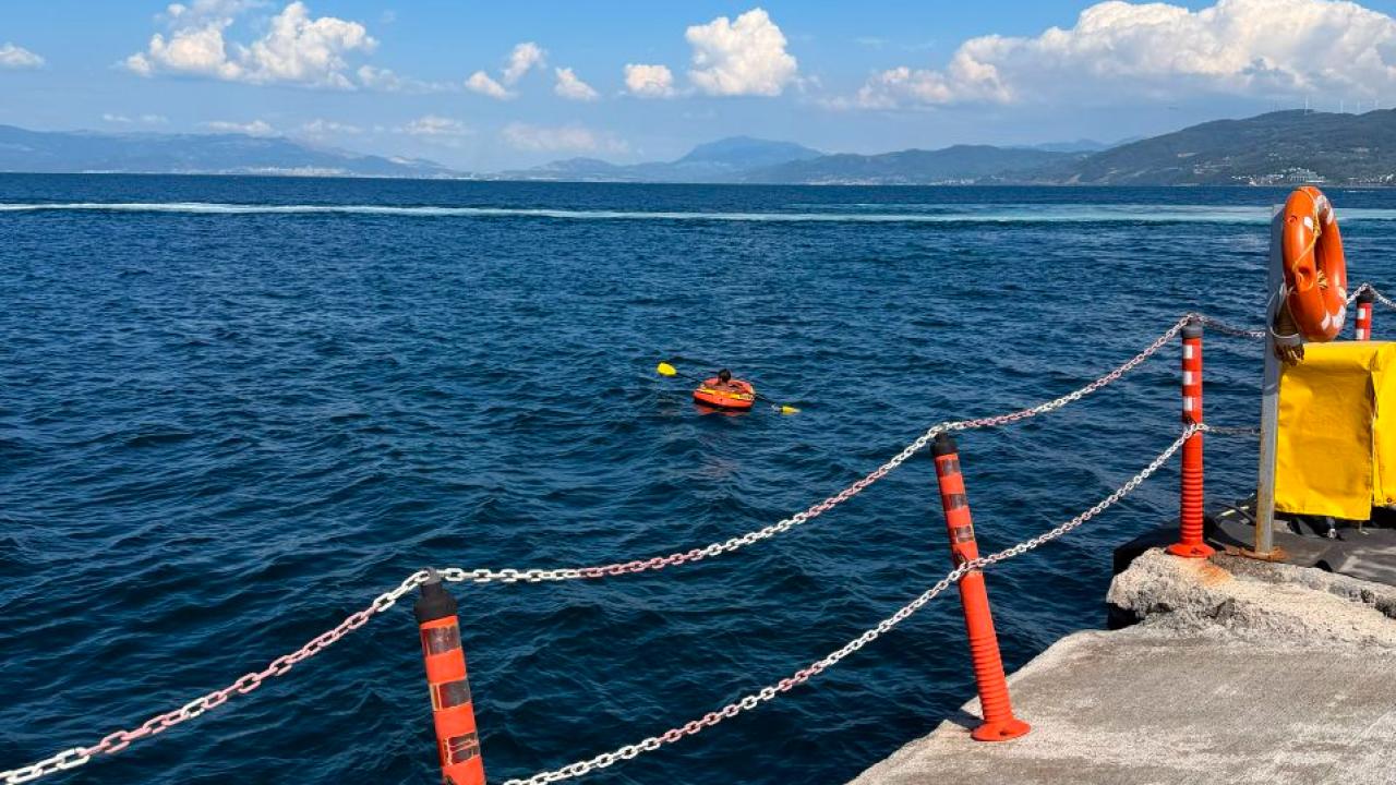 Mudanya 'da Akıntıya Kapılan Botta Korku Dolu Anlar