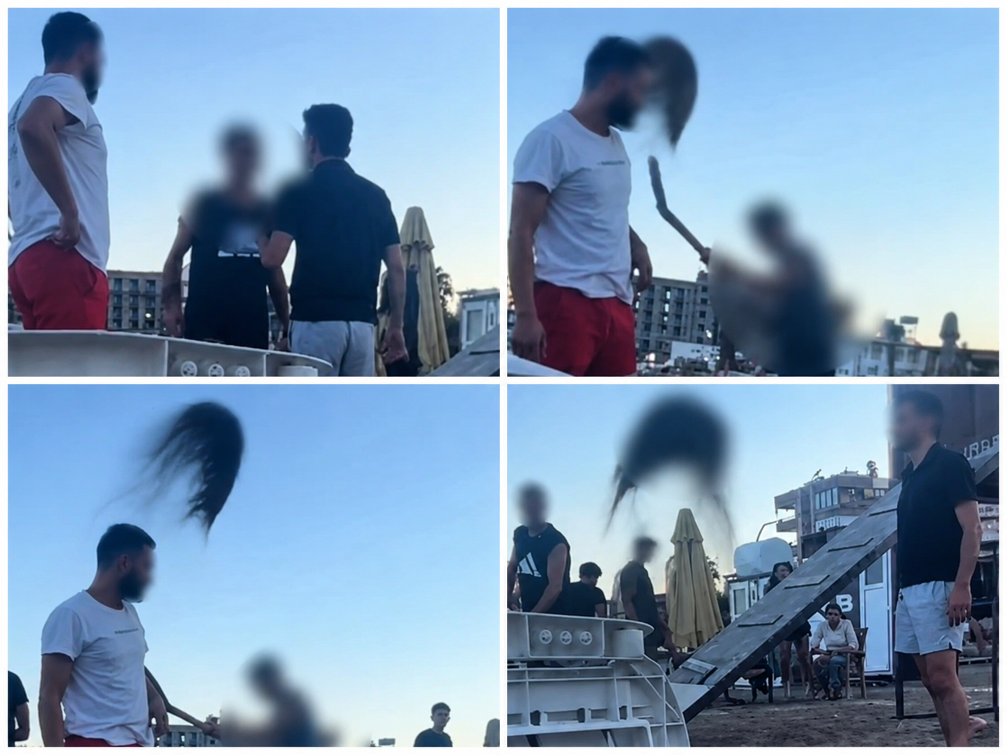 Gençlerin Üzerine Kürekle Kum Atan 2 Kişi Yakalandı