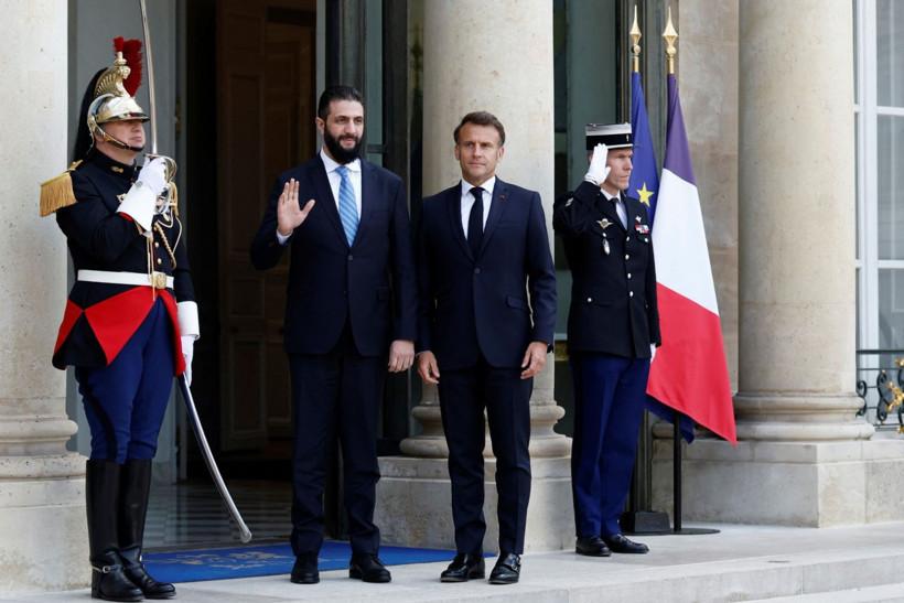 Macron'un Suriye ziyareti sırasında otel yakınında patlamalar