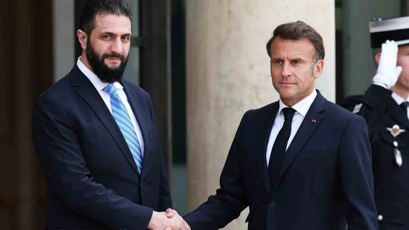 Şam'dan Macron açıklaması: Resmi ziyaret hazırlığı