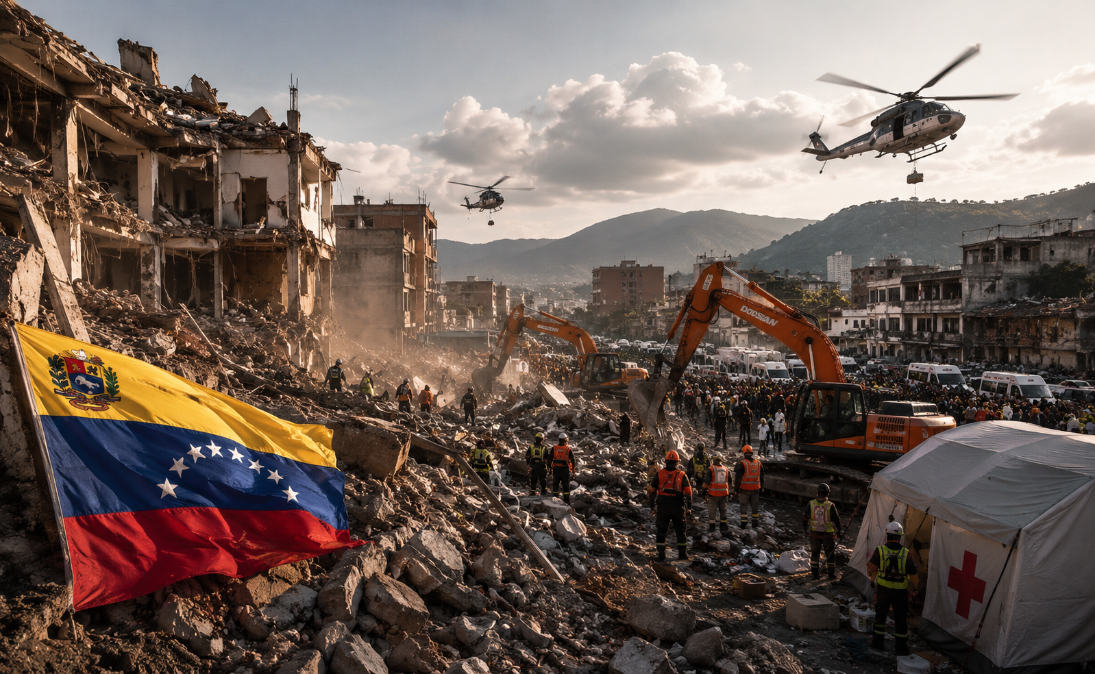 Venezuela'da depremde can kaybı 3 bin 899'a yükseldi