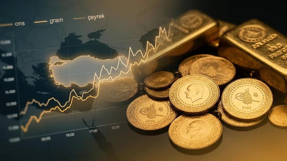 Altın fiyatları yükselişte: Gram altın 6 bin 384 liradan işlem görüyor