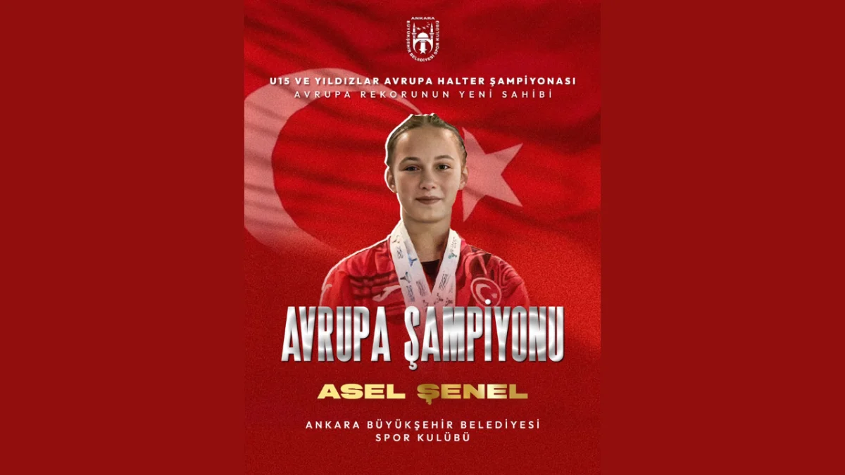 Asel Şenel’den Avrupa Halter Şampiyonası’nda Rekorlu Zafer: 3 Altın Madalya!