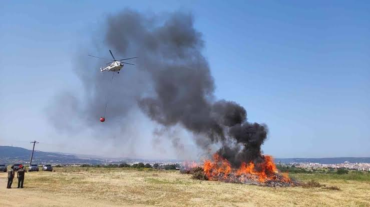 Çanakkale Ezine’de Korkutan Yangın: Alevler Ormana Sıçradı, Müdahale 3 Saat Sürdü
