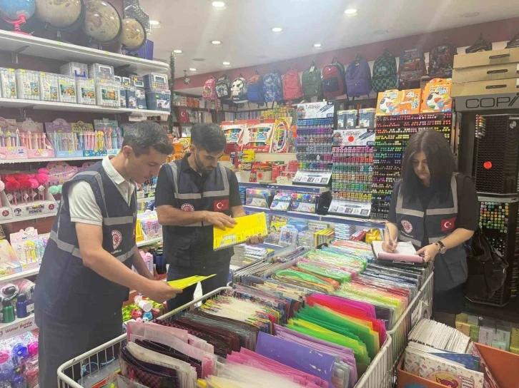 Okul alışverişi öncesi kırtasiye ürünlerine sıkı denetim
