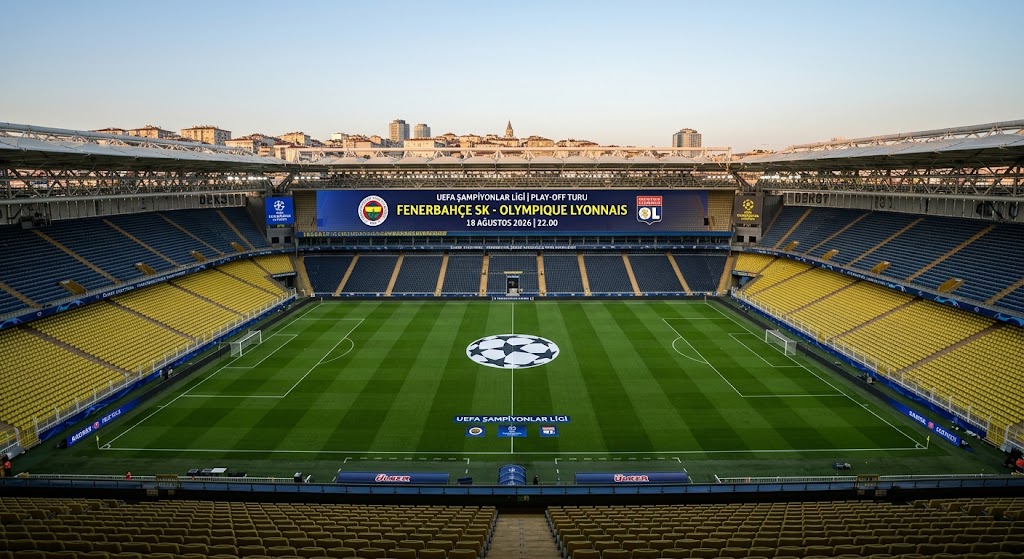 Şampiyonlar Ligi’nde Play-Off Heyecanı: Fenerbahçe Dev Maçta Olimpik Lyon’u Ağırlıyor
