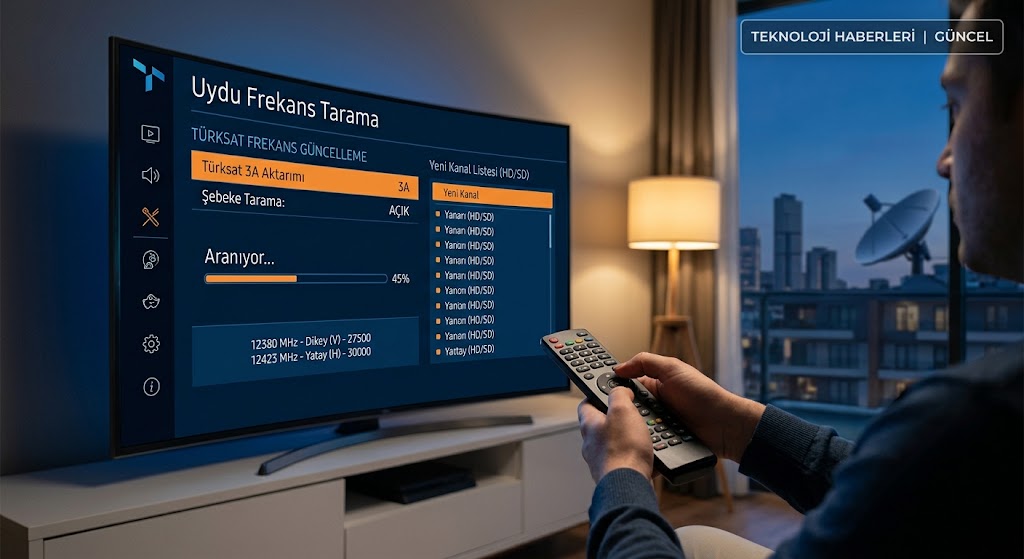 Türksat 3A’da Devir Teslim Zamanı: Uydu Yayınlarında Genel Frekans Taraması Başlıyor!