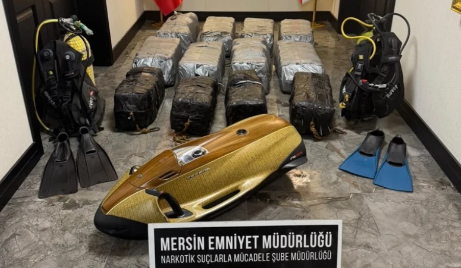 Mersin Limanı'nda 350 kilo kokain ele geçirildi