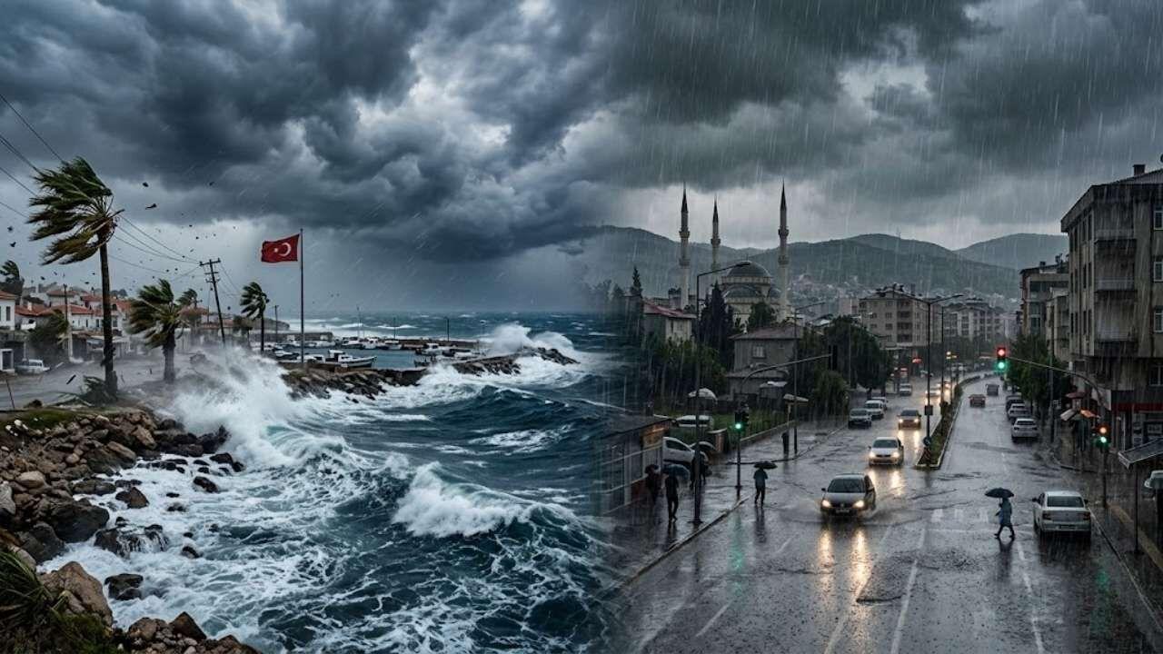 Meteoroloji uyardı: 4 bölgede kuvvetli rüzgar ve fırtına bekleniyor