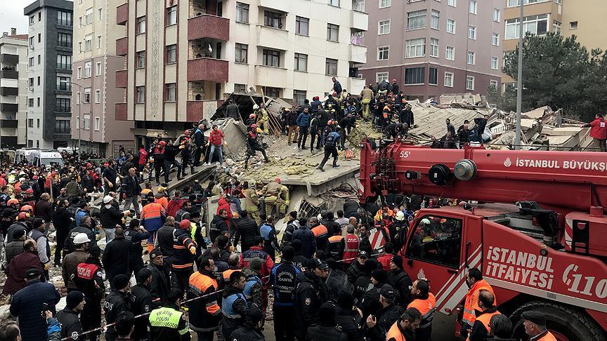 Maltepe’de bina faciası: 5 kişi hayatını kaybetti, arama kurtarma tamamlandı