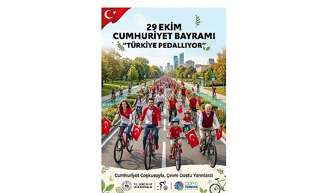  29 Ekim'de 81 İlde “Türkiye Pedallıyor!"