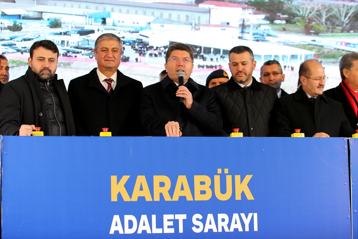 Adalet Bakanı Tunç, "Karabük Adalet Sarayı Temel Atma Töreni"nde konuştu: