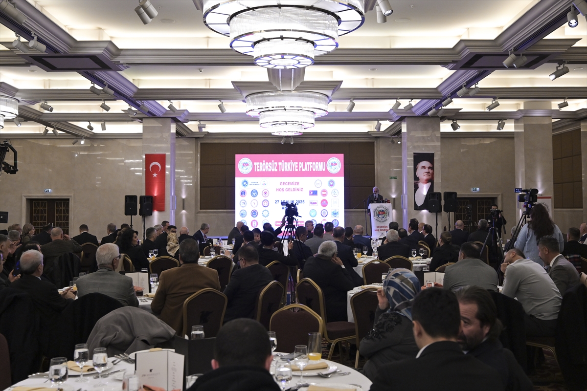 Ankara'da "Terörsüz Türkiye'ye Evet" programı düzenlendi