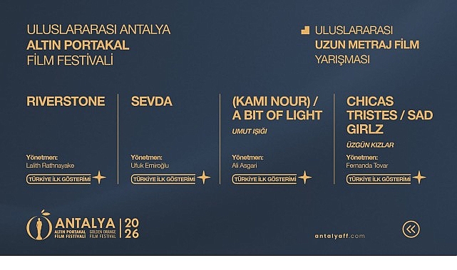 Antalya Altın Portakal Film Festivali'nde Yarışacak Filmler Açıklandı!