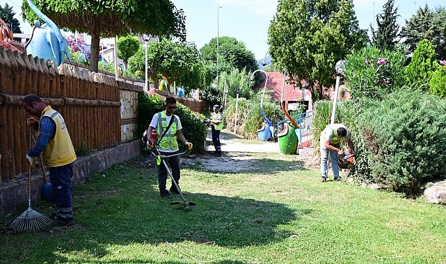 Aydın Büyükşehir Belediyesi'nden Söke'de Çevre Düzenleme ve Peyzaj Çalışması