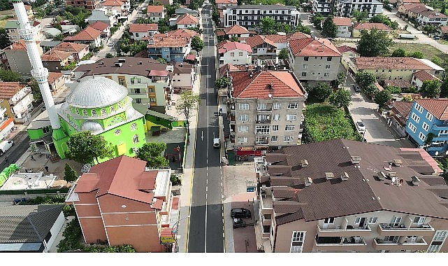 Başiskele'nin önemli güzergâhları modernize edildi