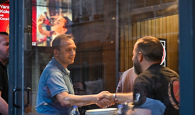 Başkan Eşki'den Çamdibi'nde esnaf turu