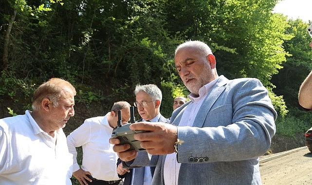Başkan Sandıkçı Sahada: Dronla Yerinde İnceleme 