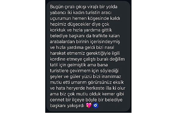 Başkan Topaloğlu'nun duyarlılığı takdir topladı 