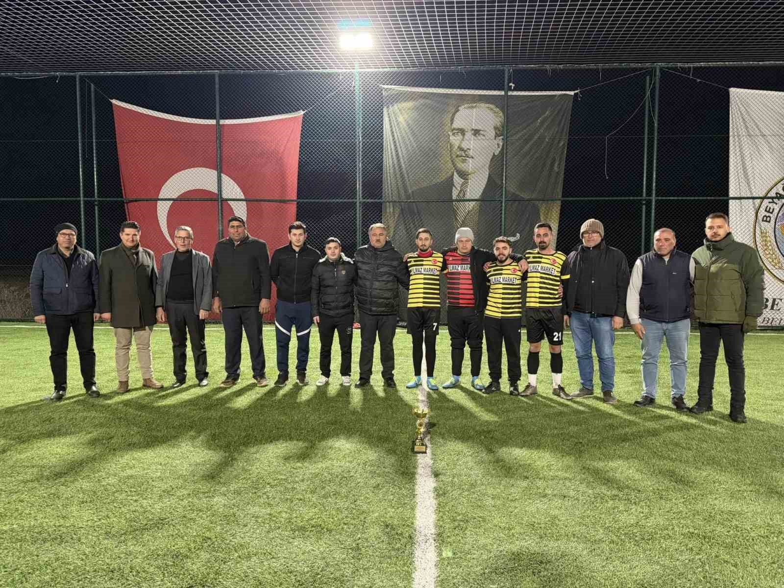 Beyağaç Belediyesi Halı Saha Turnuvasında şampiyon belli oldu