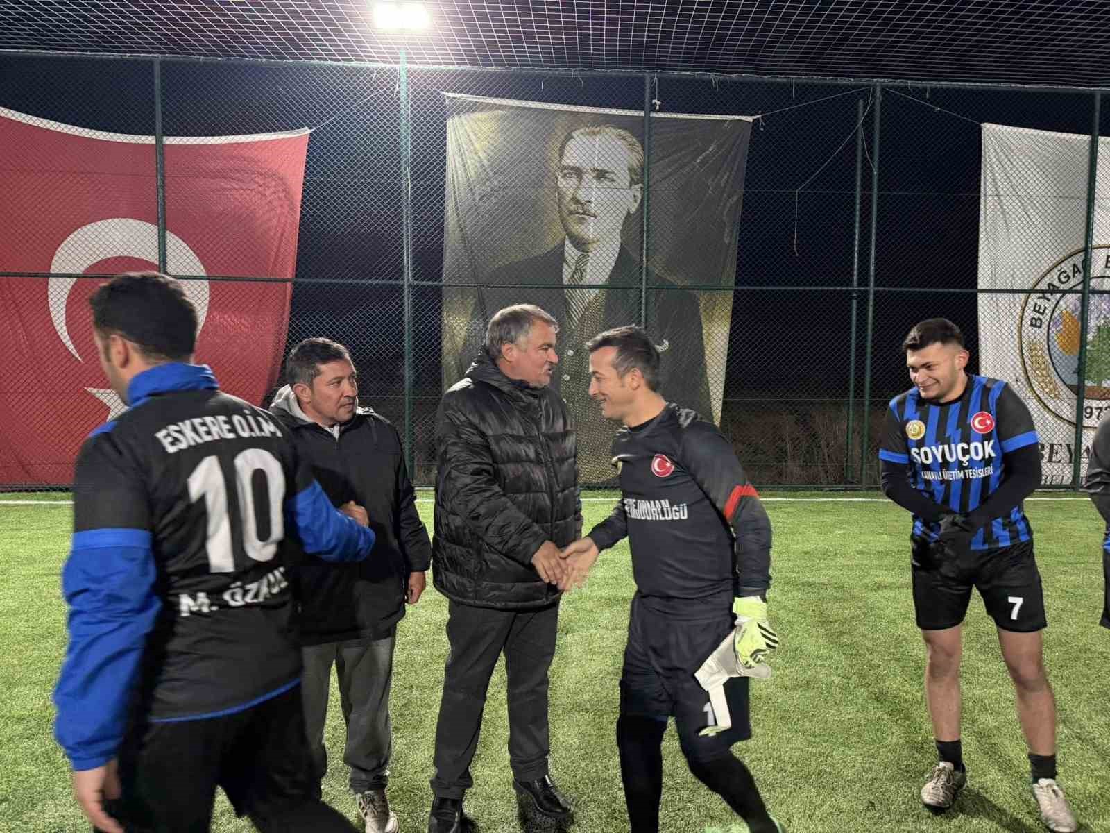 Beyağaç Belediyesi Halı Saha Turnuvasında şampiyon belli oldu