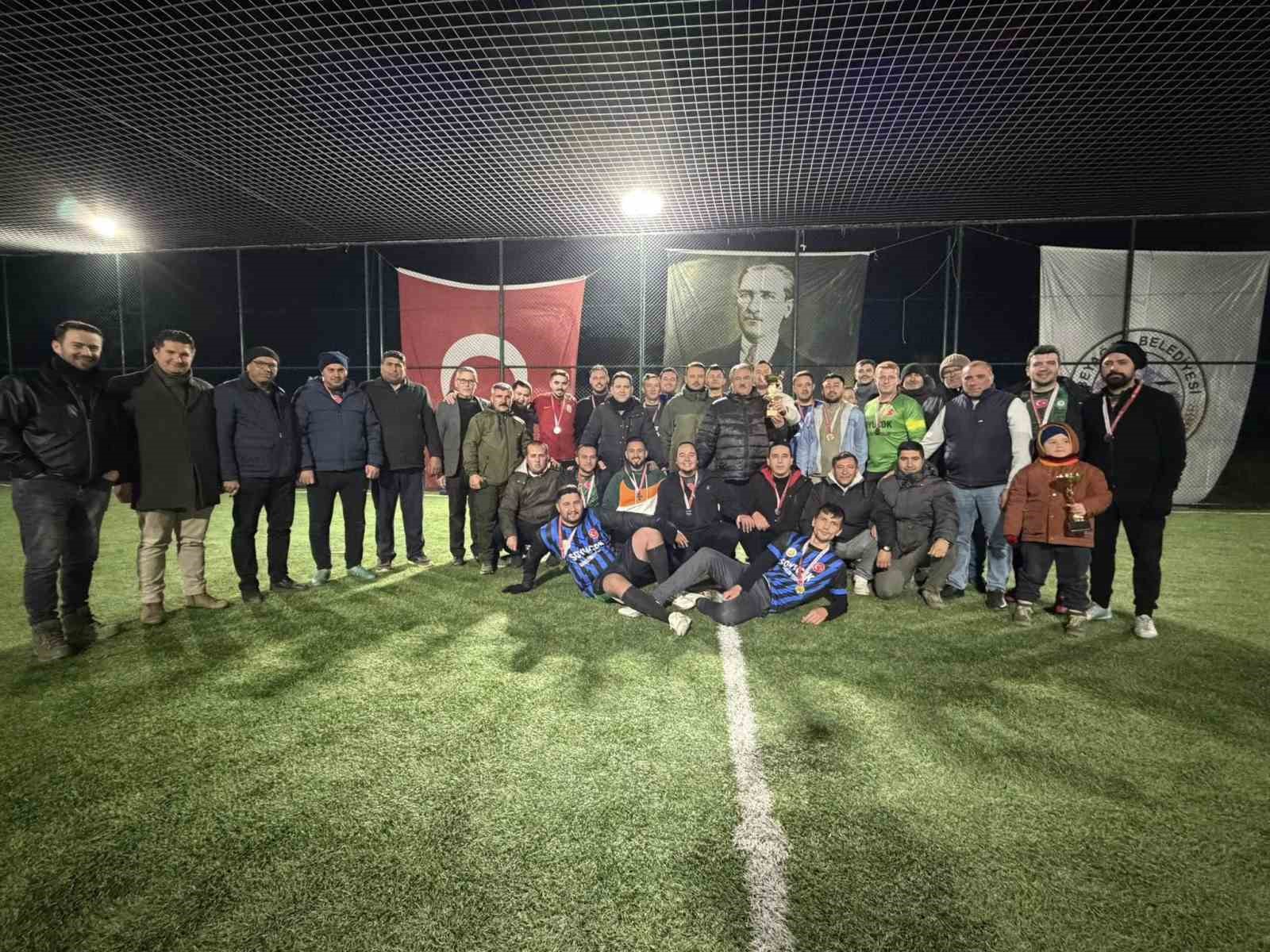 Beyağaç Belediyesi Halı Saha Turnuvasında şampiyon belli oldu