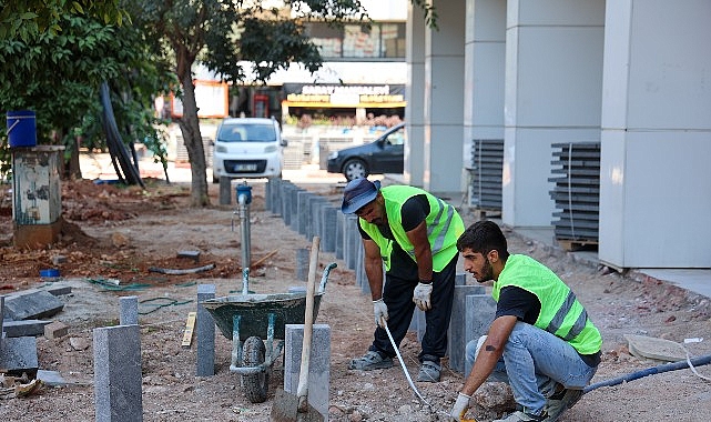 Büyükşehir Belediyesi'nin yenileme çalışmaları sürüyor