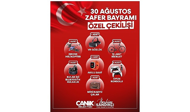 Canik Belediyesi'nden Hediye Yağmuru