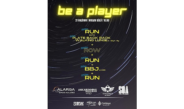 Çankaya'da “Be a Player Ankara" Spor Buluşması