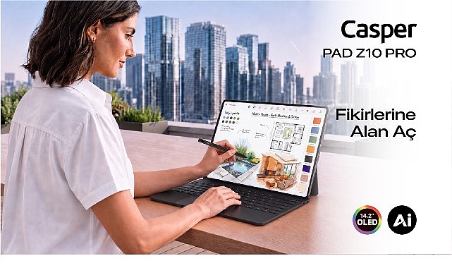  Casper PAD Z10 Pro: Tablet Kadar Mobil, Laptop Kadar Üretken