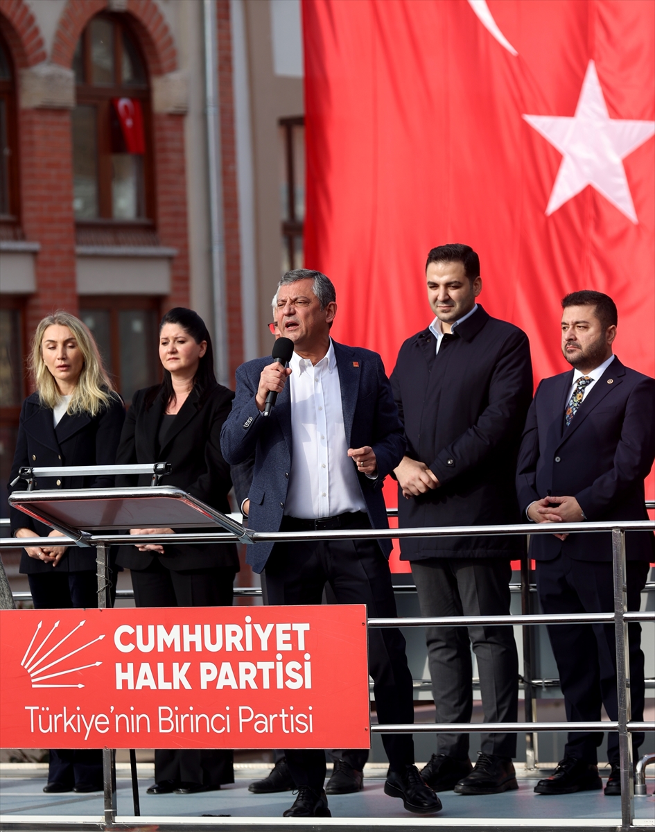 CHP Genel Başkanı Özel partisinin Edirne mitinginde konuştu: