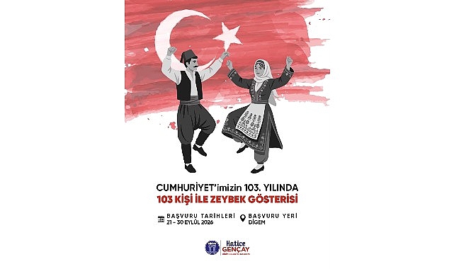 Didim Belediyesi'nden Cumhuriyet'in 103. Yılına Özel Zeybek Gösterisi
