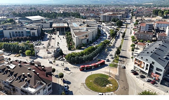 İnegöl'de Metrobüs İçin Test Sürüşü Yapıldı