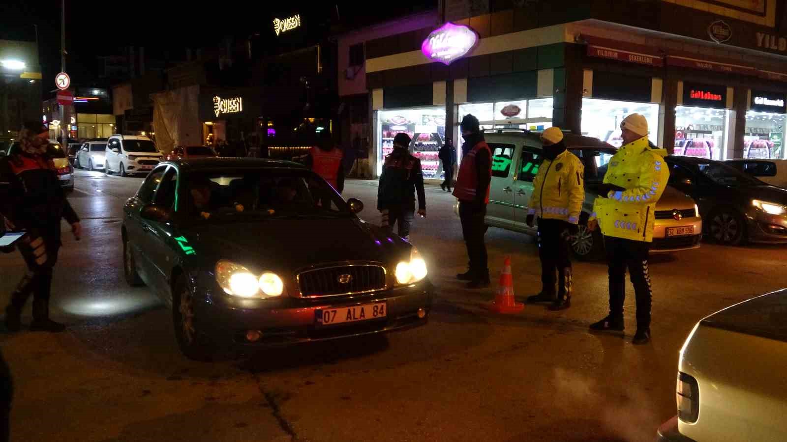 Isparta’da yılbaşı öncesi şok uygulama