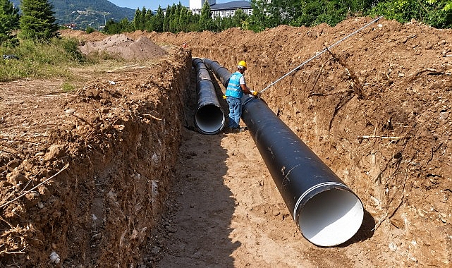 İSU'dan Rahmiye'ye 5.000 Metreküplük Yeni Su Deposu