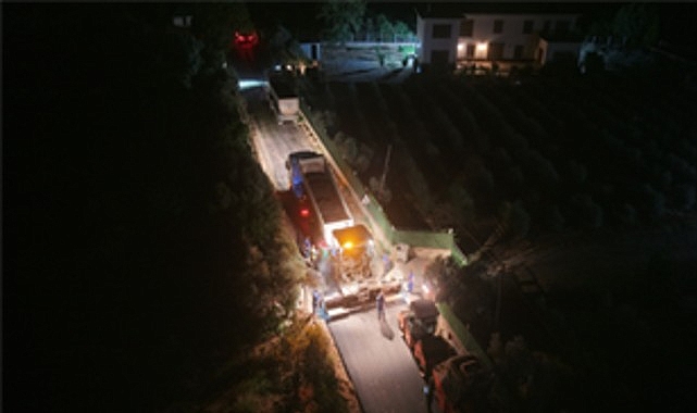 İzmir Büyükşehir Belediyesi'nden Selçuk'a 15,5 kilometrelik yol hamlesi