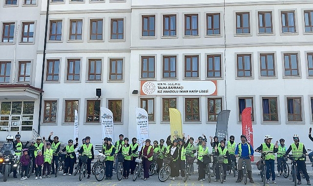 Konya Büyükşehir'in “Bisiklet Dostu Okul
