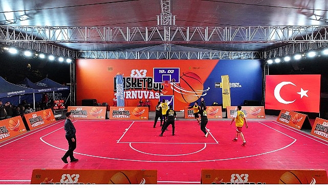 Konya'da 3x3 Basketbol Turnuvası Heyecanı