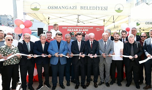 Osmangazi'de Modern Bir Pazar Alanı Daha Hizmete Girdi
