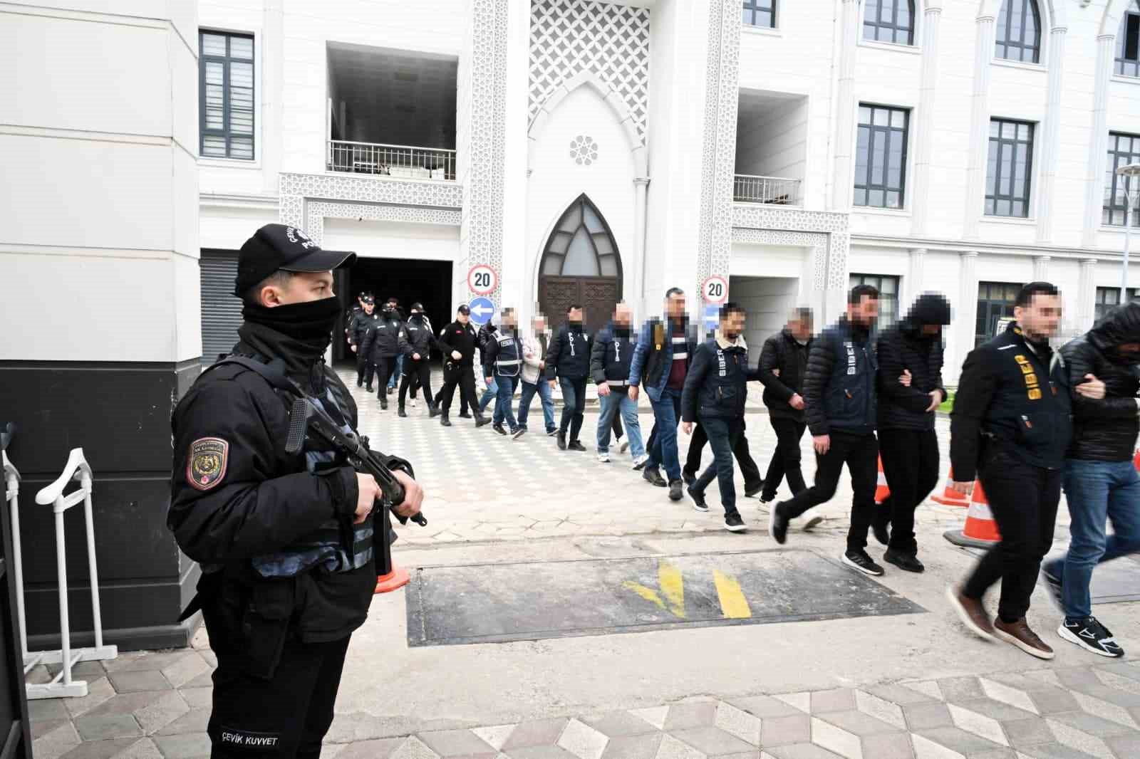 105 milyon liralık dolandırıcılık operasyonunda 18 şüpheli tutuklandı
