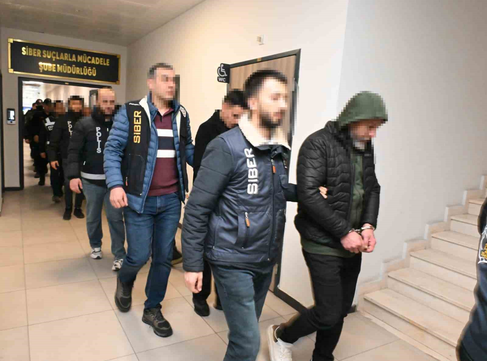 105 milyon liralık dolandırıcılık operasyonunda 18 şüpheli tutuklandı
