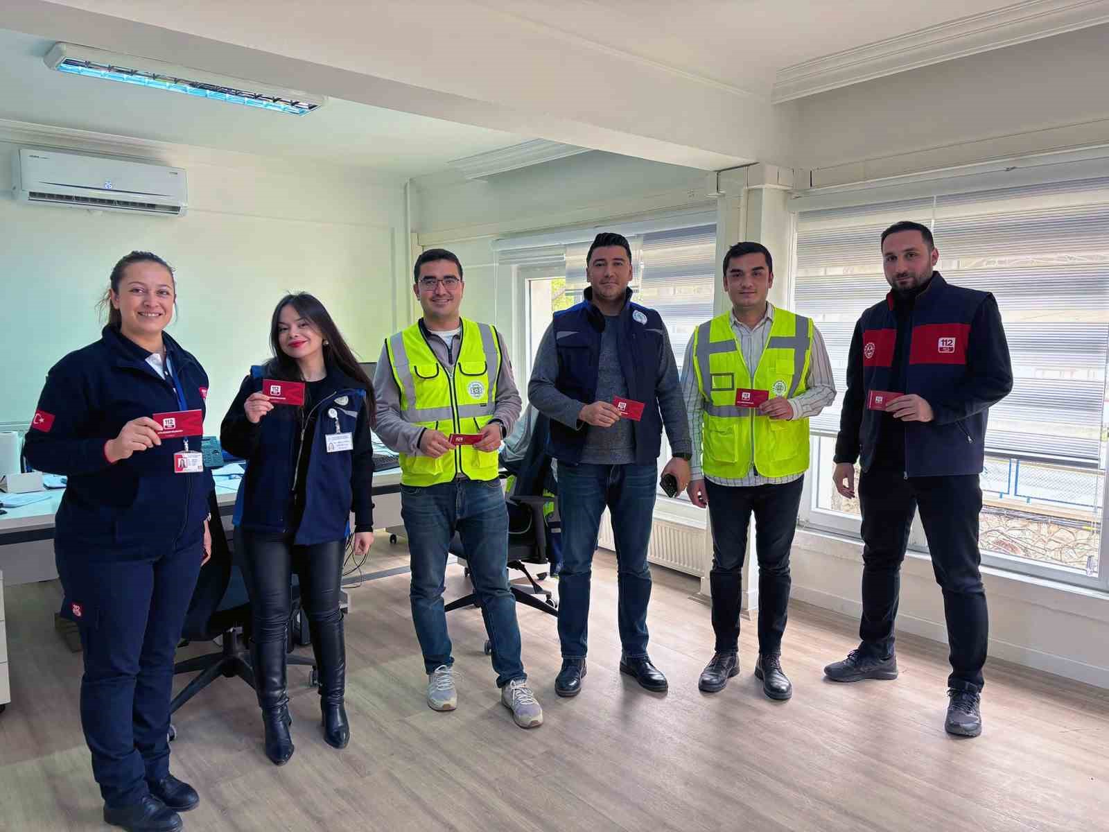 112 AÇM’den Büyükşehir Belediyesi’nde farkındalık çalışması
