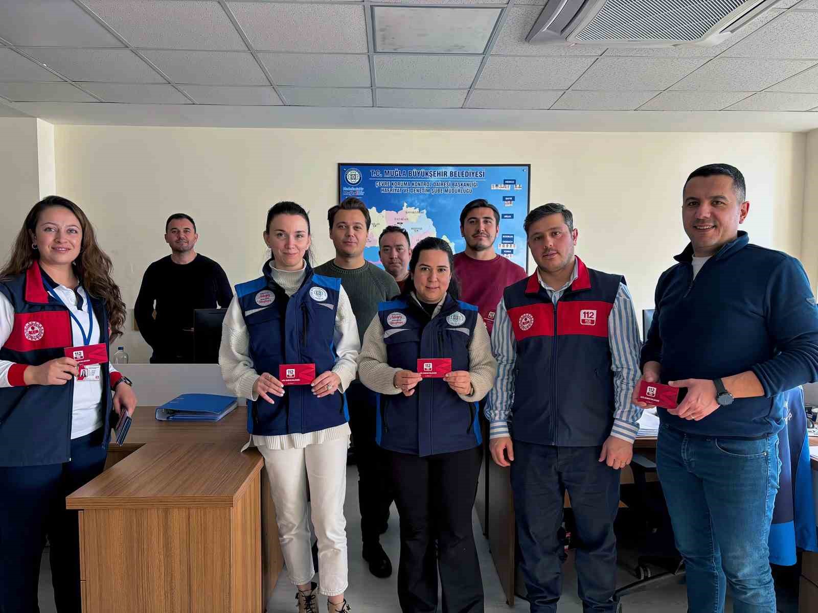 112 AÇM’den Büyükşehir Belediyesi’nde farkındalık çalışması
