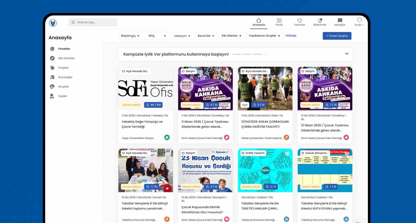 12 bin saat iyilikle hayatlara dokundular
