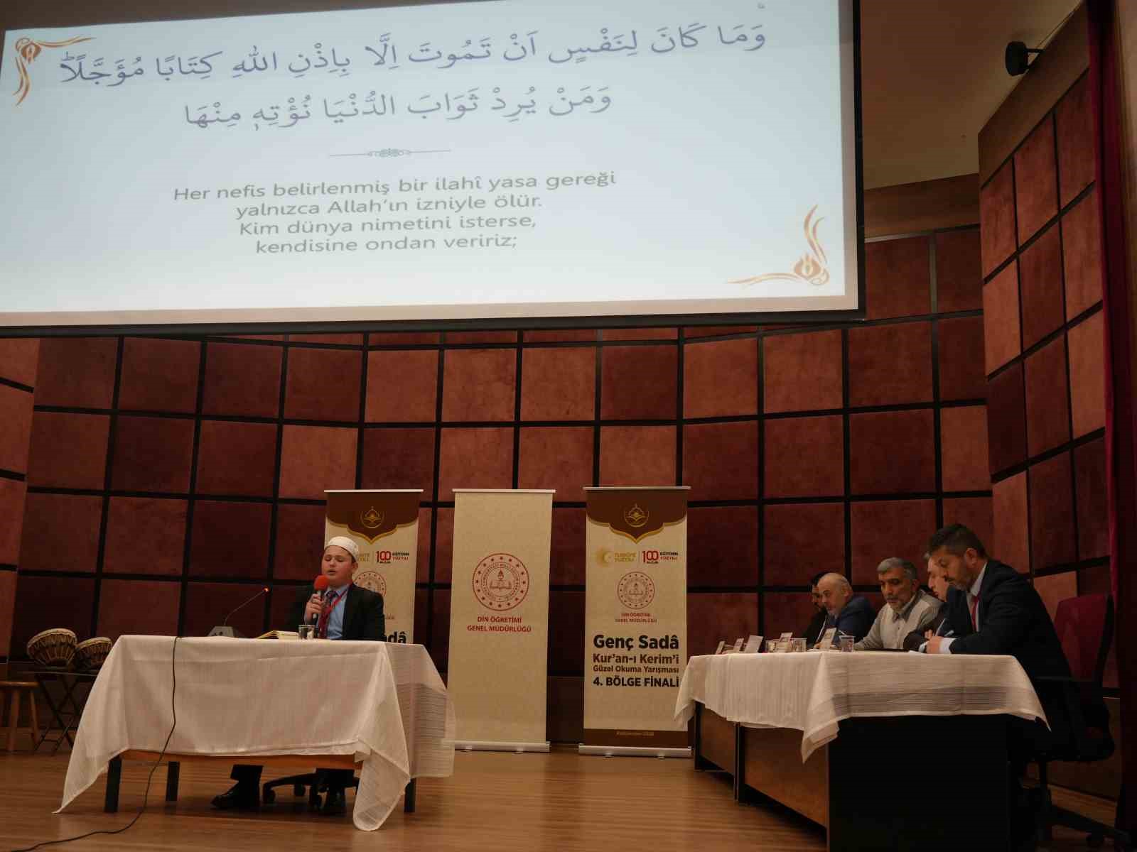 12 farklı ildeki öğrenciler Kur’an-ı Kerim’i en güzel okuyabilmek için yarıştı
