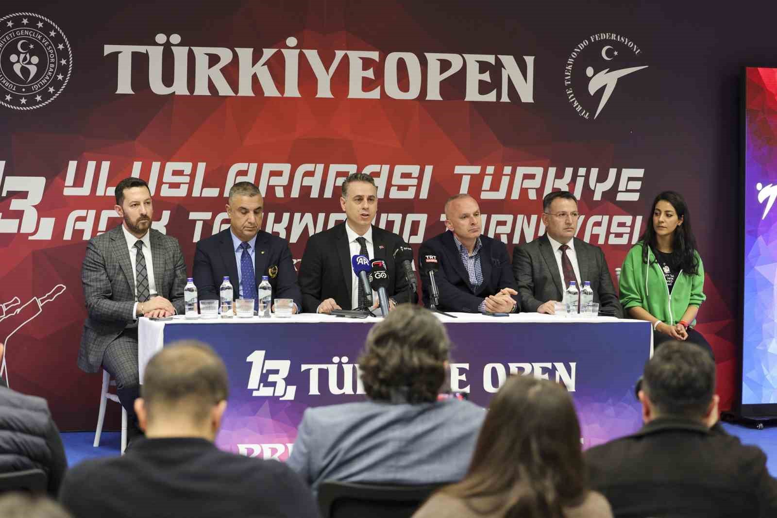 13. Uluslararası Türkiye Açık Taekwondo Turnuvası’nda heyecan yarın başlıyor
