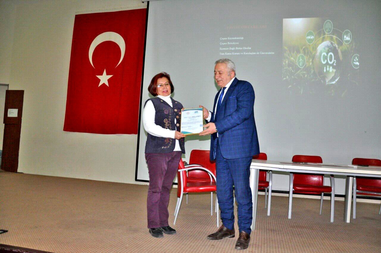 15 Eylül Mustafa Çapkan İlkokulu’na "Mavi Yeşil Okul Etiketi"
