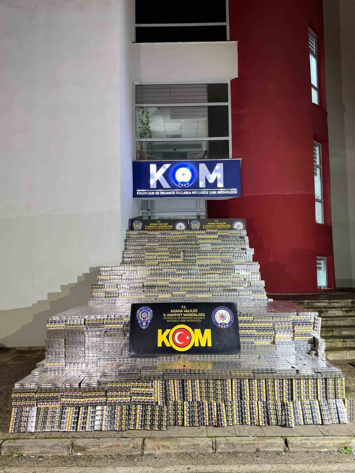 150 bin paket sigara yakalattı, ’bardak’ savunması yaptı
